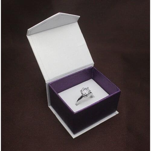 Jewelry organizer box Engagement Ring For Earring Box For Jewelry White Ring Display Box Earring Packaging Box Gift Jewelry Box