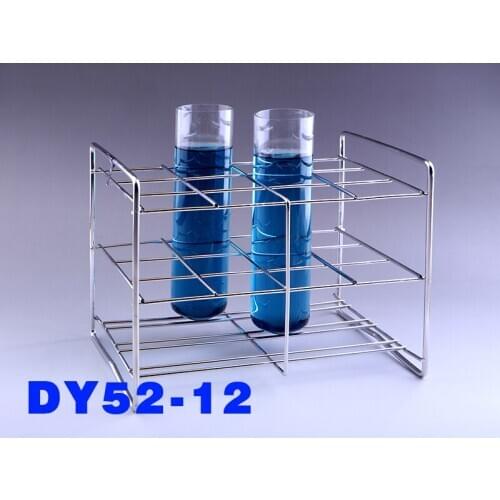 Test Tube Rack 12 Holes Dia.52mm 236*178*180mm Fit 47-51mm Tube , Stainless Steel Wire ,All Size Available In Store