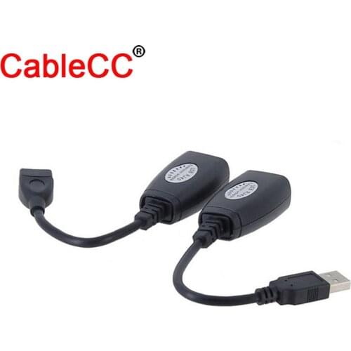 Xiwai USB extension cable USB signal amplifier keyboard mouse cable RJ45 extender 50 meters