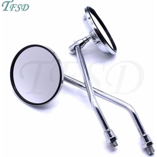 Universal 10 mm motorcycle E-Bike rearview mirror scooter bicycle motorbike side mirror for KTM Honda Suzuki Benelli Triumph