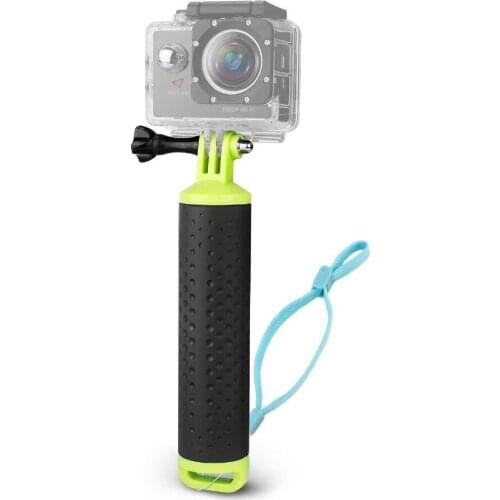 WELLBACK Action Camera Universal Floating Hand Grip Waterproof Handle Water Sport Pole Diving Stick Monopod for Gopro Hero