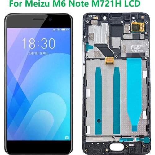 5.5" Original Display For Meizu M6 Note LCD With Frame Touch Screen MEILAN Note 6 M721H M721Q Display Screen Glass Assembly