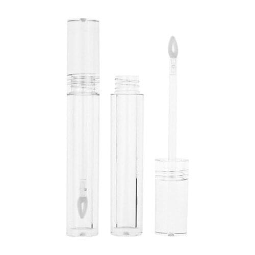 100pcs 5ml Lip Gloss Tubes Clear Empty Containers Mini Refillable Lip Balm Bottles Lip Glaze Samples Travel