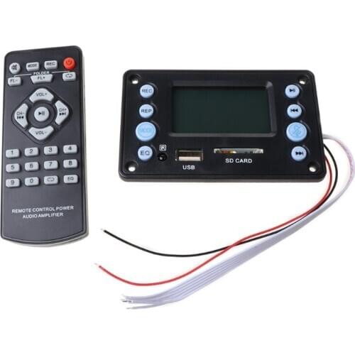 2021 New DC 5V 4.0 MIC Recording Port Bluetooth MP3 Decoder Board Module USB SD WAV WMA