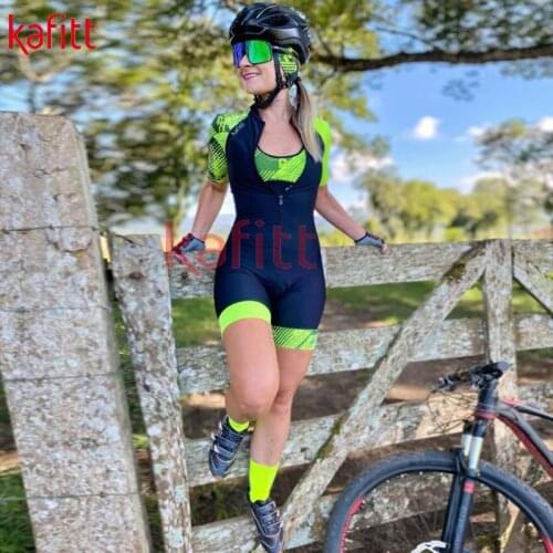 2021Kafitt Cycling Wear Cycling Wear Quick-drying Clothing Ropa Ciclismo Uniform Maillot Sportswear Ladies Jumpsuit