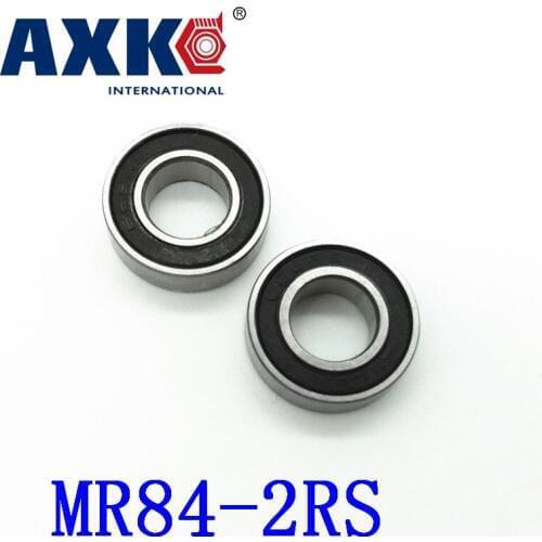 Axk Free Shipping High Quality 10pcs Mr84-2rs Abec-5 4*8*3 Mm Miniature Ball Bearings Mr84rs L840