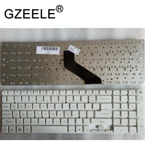 GZEELE white US English laptop Keyboard for Acer Aspire 5830G 5755g V3-551 V3-551G V3-571G V3-731 V3-771G V3-7710 V3-7710G
