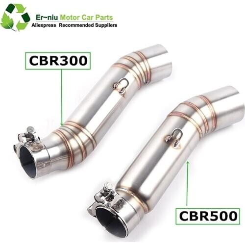 Cbr500 CBR250 CBR 500R CBR300 motorcycle exhaust contact middle pipe connector for HONDA CBR500R CBR 300 250R 2012 to 2015