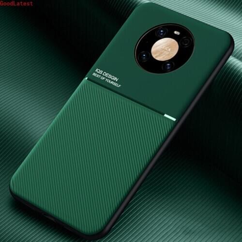 For Huawei Mate 40 Pro Case Car Magnetic Soft Silicone Phone Cover For P40 Lite Nova 8 8SE 6 7 SE P Smart Z 2019 Honor 9X 9A