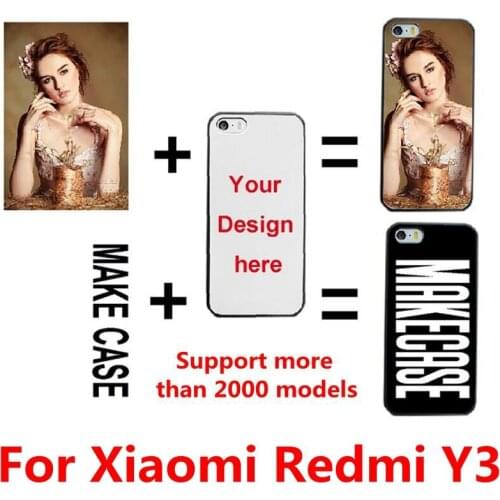 DIY Personalized custom photo name Customize printing your design picture cover case for Xiaomi Redmi Y3