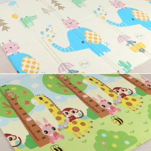 Baby Play Game Mat 1CM Thickness Waterproof XPE Foam Kids Rug Foldable Tasteless Anti-skid Carpet Children Activity Game Pad