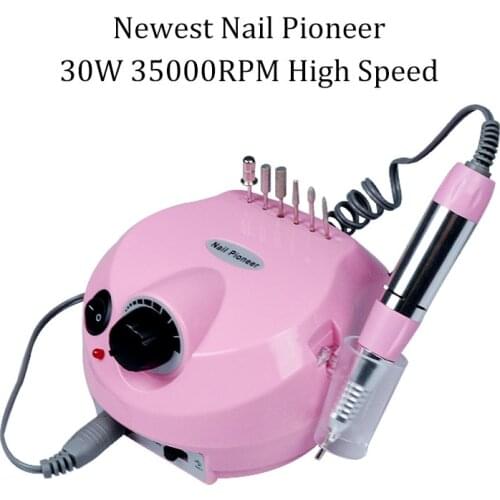 30W 35000 RPM Professional Electric Nail Polishing Machine Mill Cutter Sets for Manicure Nail Art Equipment Tool