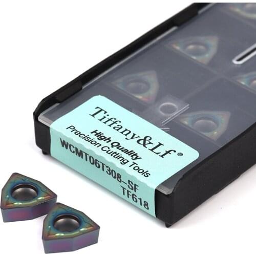 WCMX030208-SF WCMX040208-SF WCMT050308-SF WCMT06T308-SF WCMT080412-SF T618 CNC lathe finishing tool carbide alloy Hardened steel
