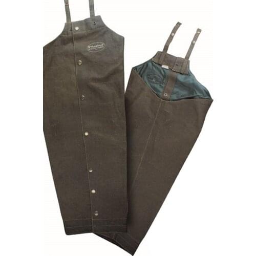 Leg warmers cotton waxed canvas hunting fishing rain Mountain Lake