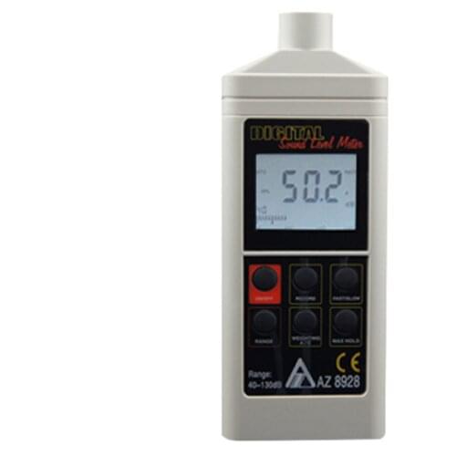 AZ 8928 Sound Level Meter Features with Digital Display and Analog Bar Graph,A/C Weighting is Switchable,Max Hold and Fast