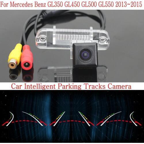 Lyudmila Car Intelligent Parking Tracks Camera FOR Mercedes Benz GL350 GL450 GL500 GL550 / HD Back up Reverse Rear View Camera