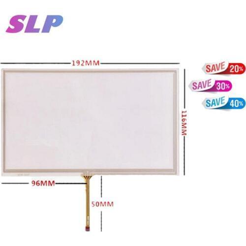New 8''inch 192mm*116mm*50mm TouchScreen For GPS Car DVD GPS navigation touch screen digitizer panel glass free shipping