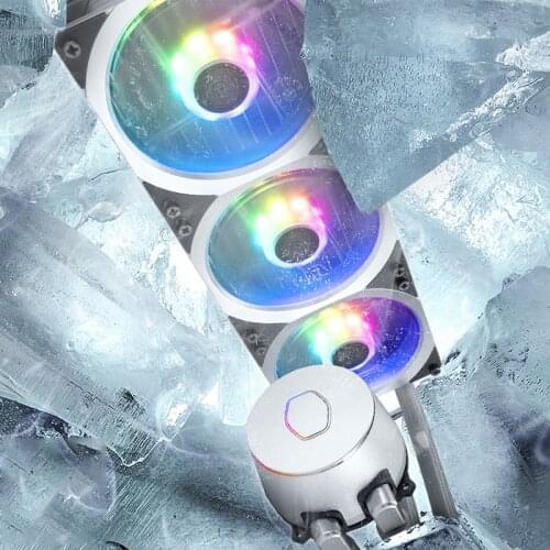 CoolerMaster Ice God P360ARGB Silver CPU Liquid Cooling Radiator I9 2066 TR4/Integrated ARGB Fan/Lighting Cold Head