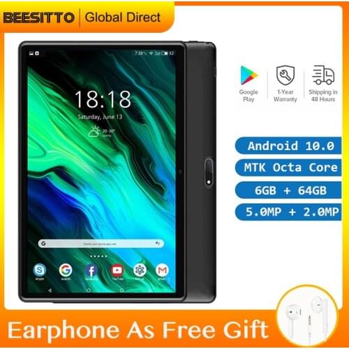 2021 New Sales 6G Ram 10 inch Tablet pc 4G LTE Phone 1280*800 HD Android 9.0 Pie 8 Core Dual cameras Tablets 10.1 планшетный ПК