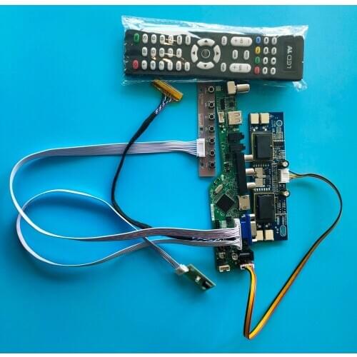 For LM230WF1-TLB3 4 lamps Interface USB Controller Board 30pin 1920X1080 23" Resolution kit LCD Digital Signal AV TV card