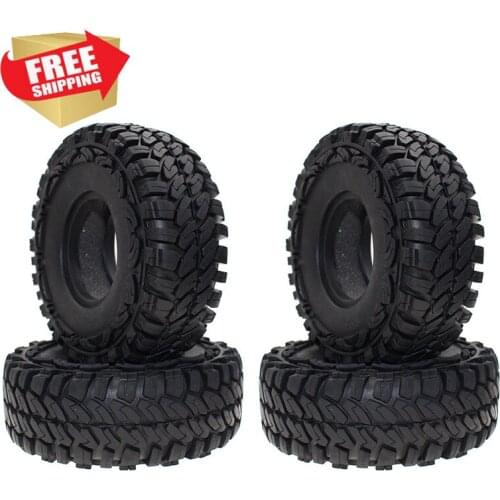 RC Parts 1/10 tire tyres114mm 1.9 inch included foam sponge for Axial SCX10 D90 CC01 option upgrade