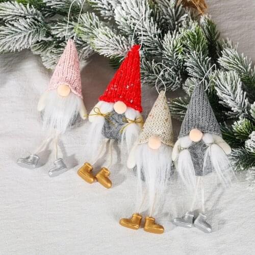 Christmas Faceless Doll Merry Christmas Decor For Home Noel Navidad Xmas Tree Decor 2020 Christmas Ornaments Happy New Year 2021