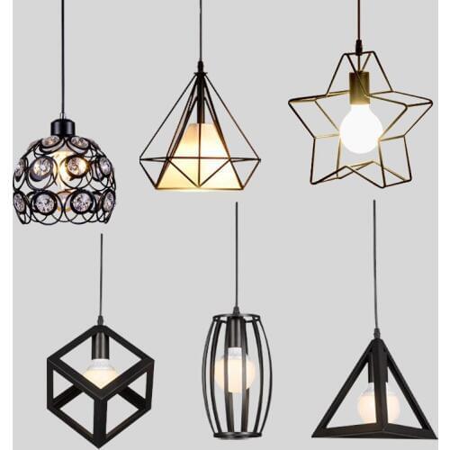 Modern Pendant Lights Minimalist Restaurant Lamps North American Industrial Pendant Lamp Dining room Decoration Lghting E27
