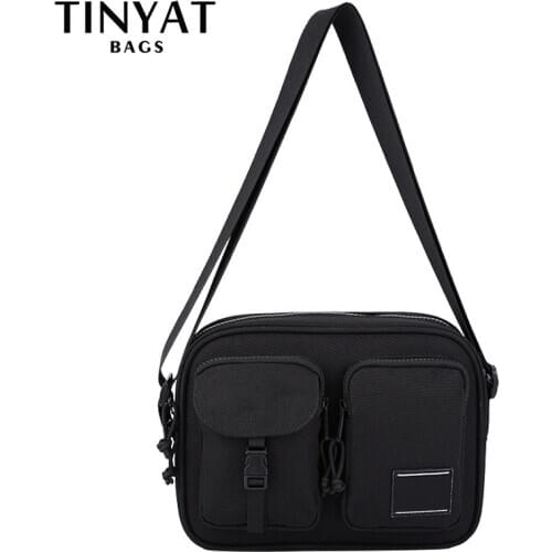 TINYTA Young Mens bags Men Shoulder Bags for 9.7'pad Waterproof Casual crossbody bag Canvas Messenger bag shoulder for teenages