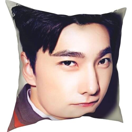 Yang Yang star soft flannel sofa decoration and household cotton pillow cover sofa seat decoration car pillow cover