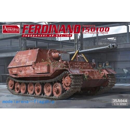 Amusing Hobby 35A044 1/35 Sd.kfz.184 Ferdinand Fahrgestell Nr.150100 Final