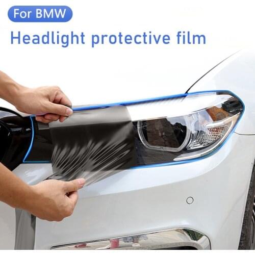 TPU 2pcs Headlight Protective Film for Bmw 3 5 Series 6GT X3 X4 G01 G02 G30 G28 G20 G38 G32 G05 Headlamp Stickers Accessories