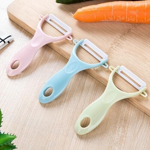 1Pcs Creative Ceramic Peeler Practical Multi-function Children Vegetable Fruit Paring Knife Household Kitchen Accessories