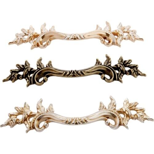 1x Zinc Alloy Furniture Pull Handle Kitchen Cabinet Handles Cupboard Pulls Drawer Knobs Decorative Handle