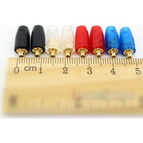 250pairs Male Pin plug Jack For Shure SE215 / SE315 / SE425 / SE535 headphone DIY Connector for Audio Cables