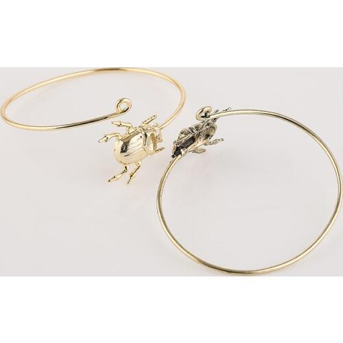 3pcs/Lot New Mix Color Lovely Beetle Shaped Bangle Fashion Adjustable Bangles Men And Women Jewelry Free Shipping