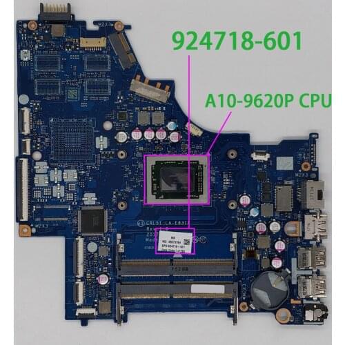 924718-601 924718-001 CTL51/53 LA-E831P UMA w A10-9620P CPU for HP 15 15-BW Series 15Z-BW000 NoteBook Laptop PC Motherboard