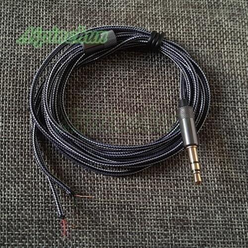 Aipinchun 3.5mm 3-Pole Jack DIY Earphone Cable Headphone Repair Replacement Wire Cord A35