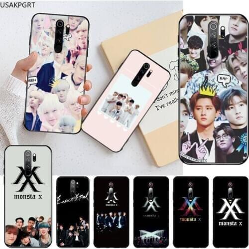 KPOP Boy Group Monsta X Phone Case for Redmi Note 9 8 8T 8A 7 6 6A Go Pro Max Redmi 9 K20 K30 Pro