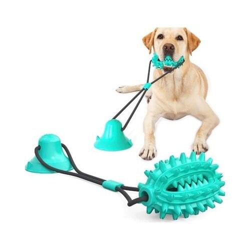 Pet Biting Toy Dog Toy Molar Food Spiller Gnawing Interactive Sucker Toy Dog Supplies Pet Supplies