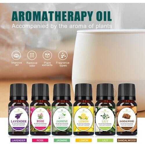 6PCS Flower Fruit Essential Oil Aromatherapy Diffusers Essential Oils Humidifier Fragrance Air Freshening Pure Essential Oil