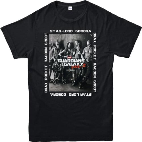 Guardians Of The Galaxy T-Shirt Gift Gamora Drax Star Lord Adult Tee Top Unisex Tees