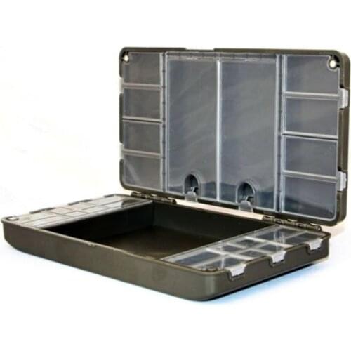 Carp Fishing Tackle Box Terminal Tackle System Swivels Accessory Storage System Bait Lure Hook Double Sided High Strength Case