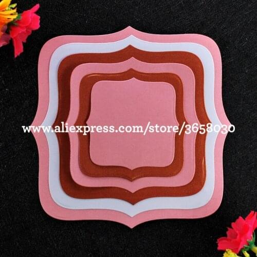 5pcs Frame B Metal Die cutting Dies For DIY Scrapbooking Photo Album Embossing Folder 8072623