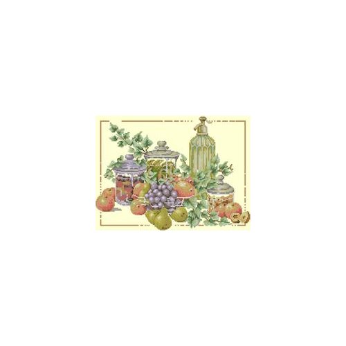 15-Fruit 23 Counted Cross Stitch 11CT 14CT 18CT Cross Stitch Kits Embroidery Needlework Sets