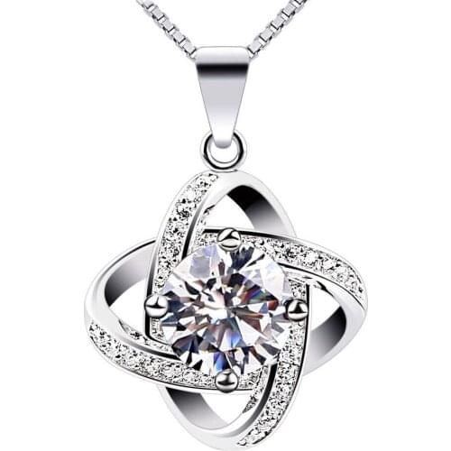 NEW design Fashion Jewelry Charm Silver Plated Pendant Hollow Necklace Elegant Retro necklace Birthday Gift