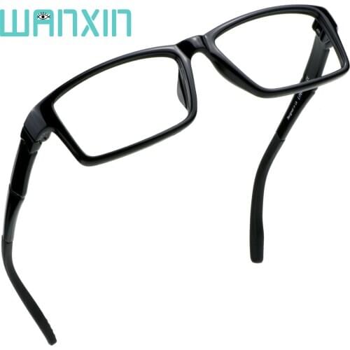 WANXIN Blue Light Blocking Glasses,Cut UV400 Transparent Lens,Rectangular Frame