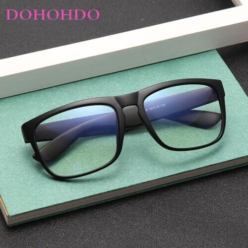 New Anti Blue Light Computer Glasses Frames Women Square Spectacles Frame Men Protection Gaming Glasses Blue Blocking UV Eyewear