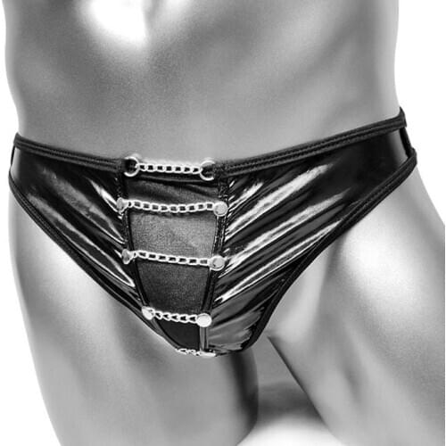 PEAJOA Men's Leather Briefs