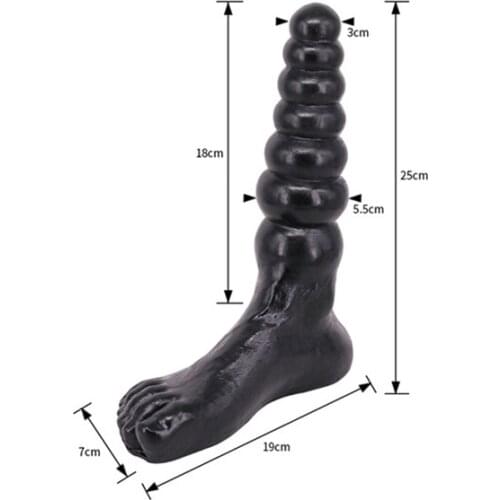 Realistic Huge Dildo Foot Hand Female Mastur Bation Big Penis Fingers Butt Plug G-spot Massager Sex Toys for Women Men