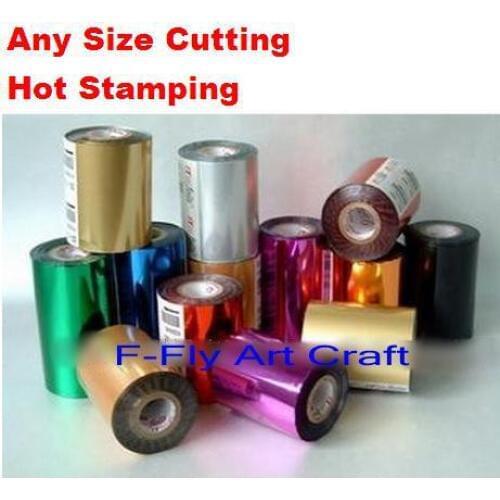 5cm Width Foils Hot Stamping Paper Leather Hot Stamping 120 Meters According To Customers Arbitrary Cutting Width